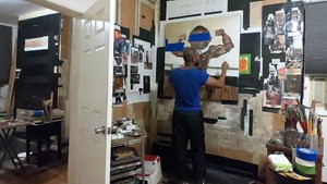 Nathaniel Mary Quinn: In the Studio