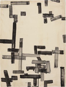 Richard Diebenkorn, Untitled, c. 1988–91. Gouache on paper, 30 ⅜ × 23 inches (77.2 × 58.4 cm) © 2025 Richard Diebenkorn Foundation/Artists Rights Society (ARS), New York