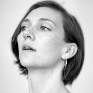Black and white portrait of Catherine Lacey