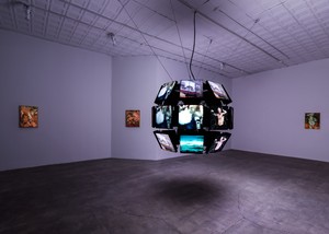 <p>Installation view, <em>Christopher Kulendran Thomas: Peace Core</em>, Gagosian, Park &amp; 75, New York, September 4–October 18, 2025</p>