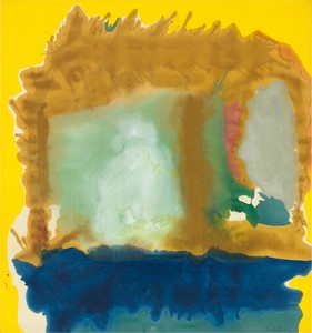 Helen Frankenthaler, Milkwood Arcade, 1963. Acrylic on canvas, 86 ½ × 80 ¾ inches (219.7 × 205.1 cm) © 2018 Helen Frankenthaler Foundation, Inc./Artists Rights Society (ARS), New York