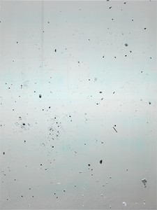 Urs Fischer, Celestial #1, 2025. Aluminum panel, honeycomb composite, acrylic adhesive, acrylic primer, pigment, epoxy, acrylic ink, acrylic silkscreen medium, and acrylic paint, 88 × 66 inches (223.5 × 167.6 cm) © Urs Fischer. Photo: Stefan Altenburger