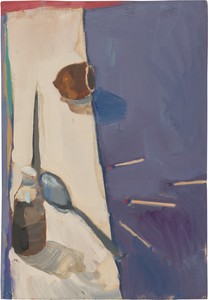 Richard Diebenkorn, Still Life with Matches, 1955. Oil on canvas, 20 ½ × 14 ¼ inches (52.1 × 36.2 cm) © 2025 Richard Diebenkorn Foundation/Artists Rights Society (ARS), New York