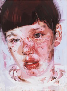 Jenny Saville, Red Stare Head IV, 2006–11. Oil on canvas, 99 ¼ × 73 ⅞ inches (252 × 187.5 cm) © Jenny Saville. Photo: Mike Bruce