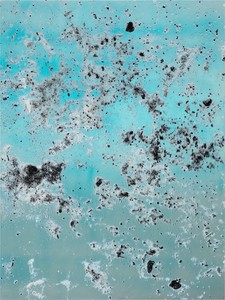 Urs Fischer, Celestial #6, 2025. Aluminum panel, honeycomb composite, acrylic adhesive, acrylic primer, pigment, epoxy, acrylic ink, acrylic silkscreen medium, and acrylic paint, 88 × 66 inches (223.5 × 167.6 cm) © Urs Fischer. Photo: Stefan Altenburger