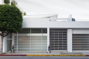 A photograph of the outside of the Gagosian location Beverly Hills