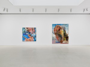 Installation view. Artwork © Albert Oehlen. Photo: Thomas Lannes