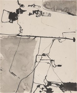 Richard Diebenkorn, Untitled, c. 1950–52. Ink on paper, 17 × 14 inches (43.2 × 35.6 cm) © 2025 Richard Diebenkorn Foundation/Artists Rights Society (ARS), New York
