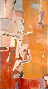 Richard Diebenkorn, Untitled, 1952. Oil on canvas, 83 ½ × 45 ½ inches (212.1 × 115.6 cm) © 2025 Richard Diebenkorn Foundation/Artists Rights Society (ARS), New York