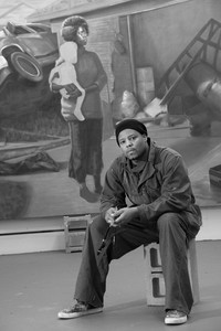 A portrait of Titus Kaphar