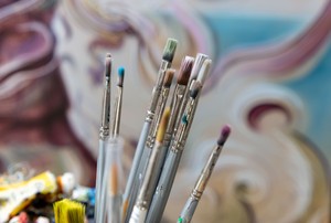 Glenn Brown and Jacky Klein