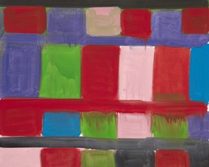 Stanley Whitney, Monk &amp; Munch 31, 2023. Oil on linen, 28 × 35 inches (71.1 × 88.9 cm) © Stanley Whitney. Photo: Owen Conway