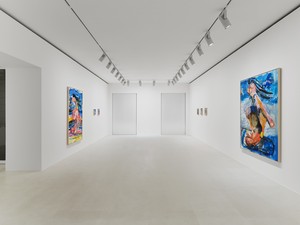 Installation view. Artwork © Albert Oehlen. Photo: Thomas Lannes