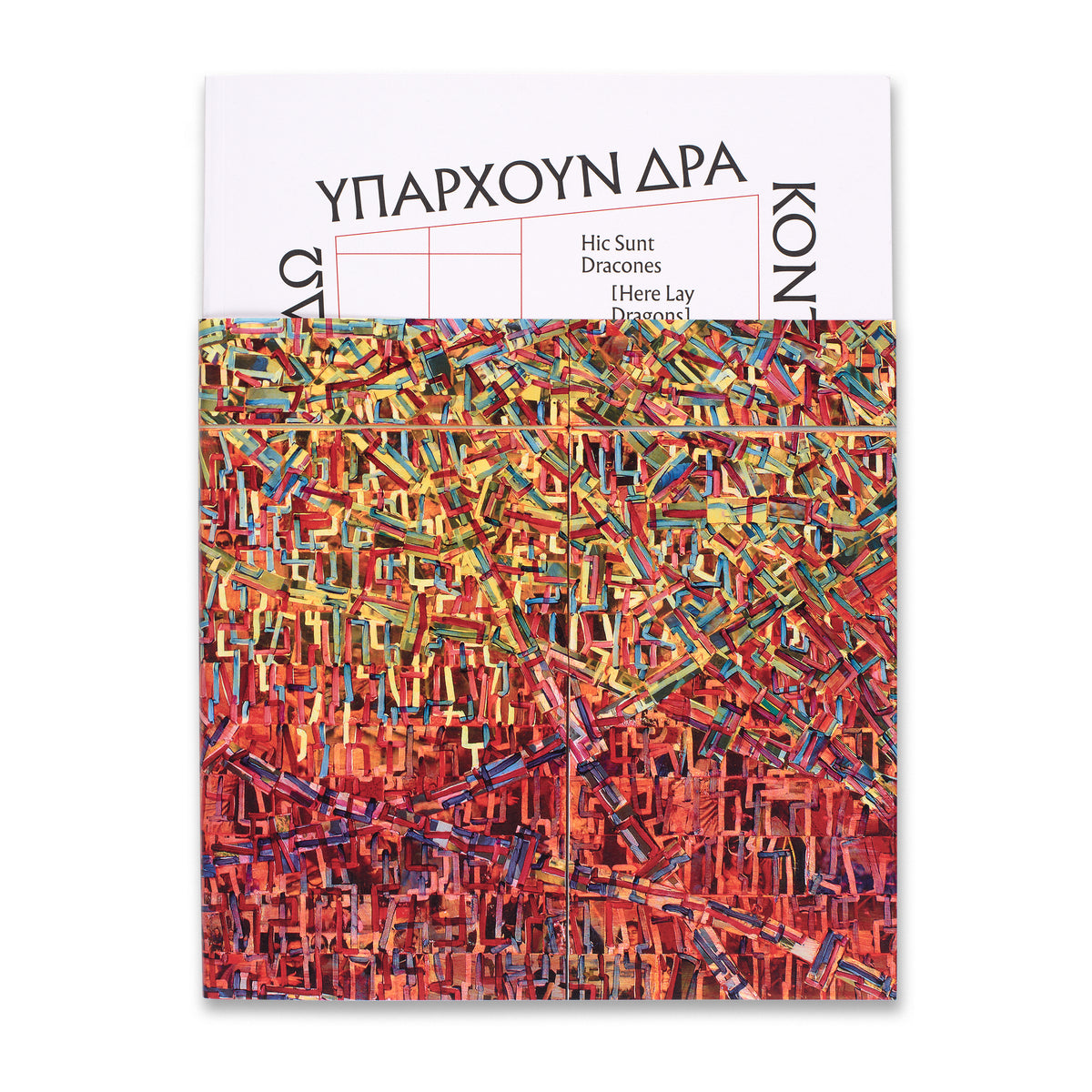 Cover of Hic Sunt Dracones (Here Lay Dragons): Mapping the Unknown: A Project by Rick Lowe book with dust jacket