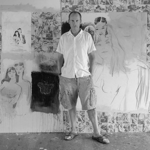 A portrait photograph of Richard Prince