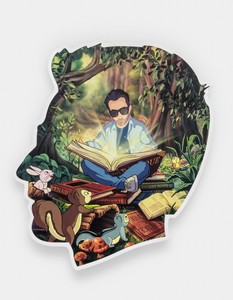 Alex Israel, Self Portrait (Enchanted Forest), 2020. Acrylic and Bondo on fiberglass, 96 × 84 × 4 inches (243.8 × 213.4 × 10.2 cm) © Alex Israel