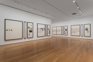 Installation view, Taryn Simon: A Living Man Declared Dead and Other Chapters. Museum of Modern Art, New York, May 2–September 3, 2012 Artwork © Taryn Simon. Photo: Jonathan Muzikar, courtesy Museum of Modern Art