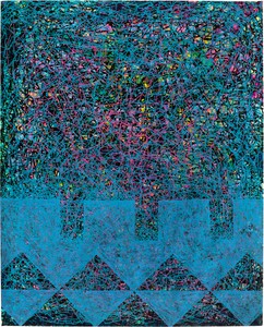 Rick Lowe, Untitled, 2019. Acrylic and paint marker on paper, 52 ¼ × 42 ½ inches (132.7 × 108 cm) © Rick Lowe Studio