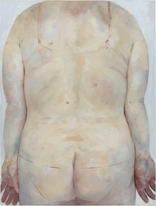 Jenny Saville, Trace, 1993–94. Oil on canvas, 83 ⅝ × 62 ¾ inches (212.4 × 159.4 cm), Tate Britain, London © Jenny Saville. Photo: Prudence Cuming Associates Ltd