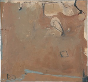 Richard Diebenkorn, Untitled (Albuquerque), 1950–51. Oil on canvas, 16 ¼ × 17 ⅝ inches (41.3 × 44.8 cm) © 2025 Richard Diebenkorn Foundation/Artists Rights Society (ARS), New York