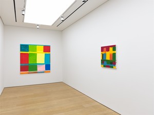 Installation view. Artwork © Stanley Whitney. Photo: Stathis Mamalakis