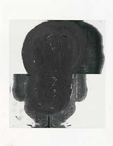 Christopher Wool, Untitled, 2022. Oil and inkjet on paper, 22 × 17 inches (55.9 × 43.2 cm) © Christopher Wool. Photo: Tim Nighswander