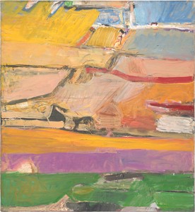 Richard Diebenkorn, Berkeley #52, 1955. Oil on canvas, 58 ⅝ × 53 ⅞ inches (148.9 × 136.8 cm), National Gallery of Art, Washington, DC © 2025 Richard Diebenkorn Foundation/Artists Rights Society (ARS), New York