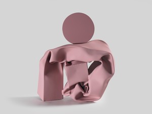 Carol Bove, La Luce, 2019. Stainless steel and urethane paint, 24 ¾ × 23 × 11 ¾ inches (62.9 × 58.4 × 30 cm) © Carol Bove Studio LLC. Photo: Maris Hutchinson