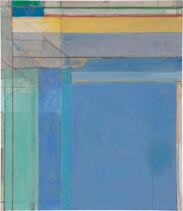 Richard Diebenkorn, Ocean Park #79, 1975. Oil and charcoal on canvas, 93 × 81 inches (236.2 × 205.7 cm), Philadelphia Art Museum © 2025 Richard Diebenkorn Foundation/Artists Rights Society (ARS), New York