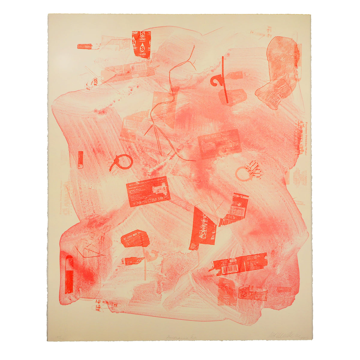 Mary Weatherford: Panorama Drive print