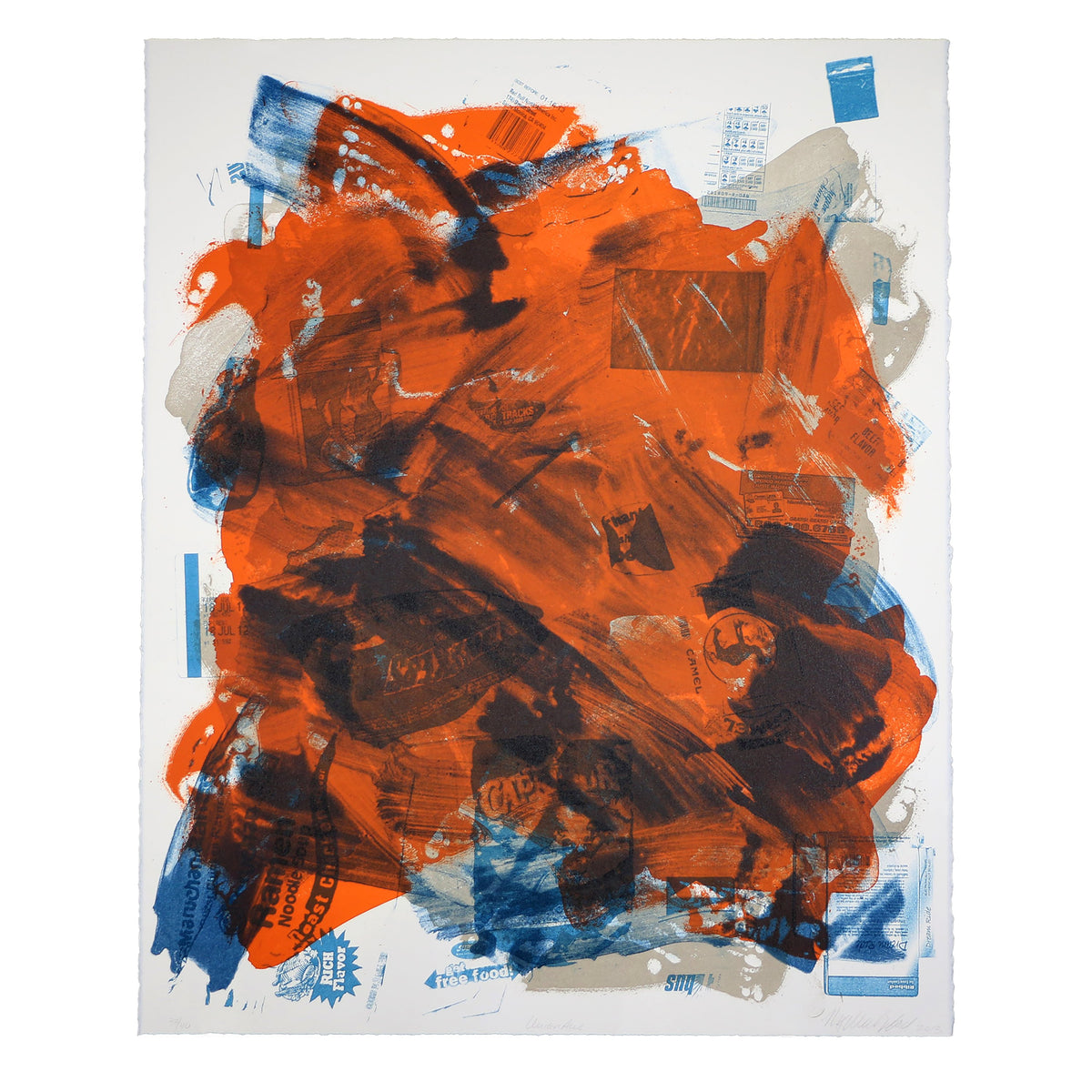 Mary Weatherford: Union Ave print