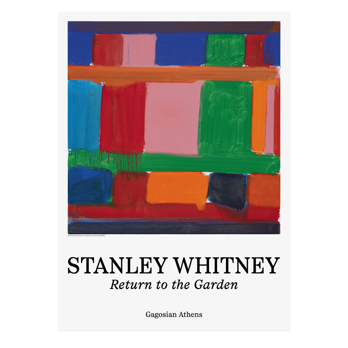 Stanley Whitney: Return to the Garden poster