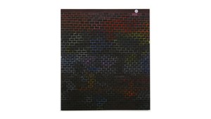 Mary Weatherford, moonrise, 2004. Flashe on canvas, 66 × 58 inches (167.6 × 147.3 cm) © Mary Weatherford Studio. Photo: Fredrik Nilsen Studio