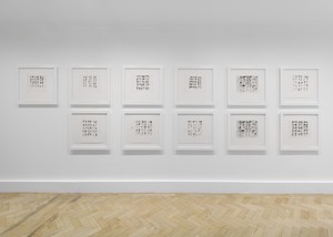 Installation view. Artwork © 2025 Estate of Brice Marden/Artists Rights Society (ARS), New York. Photo: Maris Hutchinson