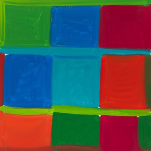 Stanley Whitney, Stay Song 138, 2025. Oil on linen, 40 × 40 inches (101.6 × 101.6 cm) © Stanley Whitney. Photo: Owen Conway