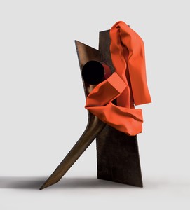 Carol Bove, Brandenburg Concerto No. 3 in G Major, BWV 1048: 11. Adagio, Herbert Waltl, 2019. Steel, stainless steel, and urethane paint, 121 × 93 × 65 inches (307.3 × 236.2 × 165.1 cm) © Carol Bove Studio LLC. Photo: Fredrik Nilsen Studio