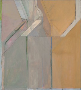 Richard Diebenkorn, Ocean Park #17, 1968. Oil and charcoal on canvas, 80 × 72 inches (203.2 × 182.9 cm), Stanley Museum of Art, University of Iowa, Iowa City © 2025 Richard Diebenkorn Foundation/Artists Rights Society (ARS), New York